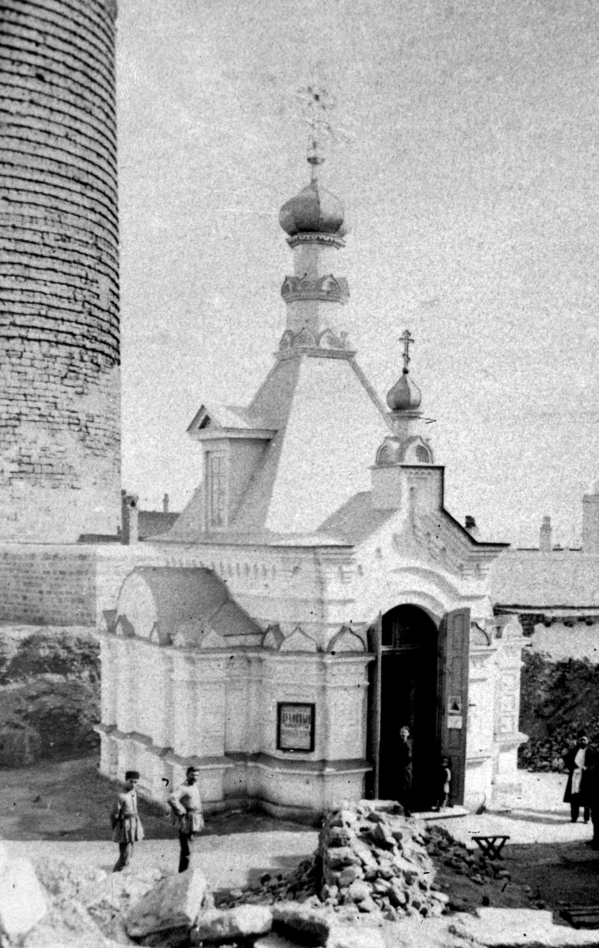 Fundamente der nach dem Heiligen Apostel Bartholomäus benannten Kapelle